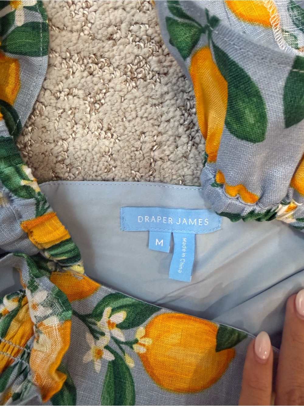 Draper James Lemon Print Sundress - Picture 2 of 2